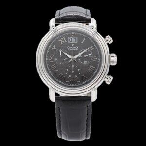 41mm Charmex S/2994 Monaco 1766 Men's Quartz Wristwatch 5040.B Swiss Steel